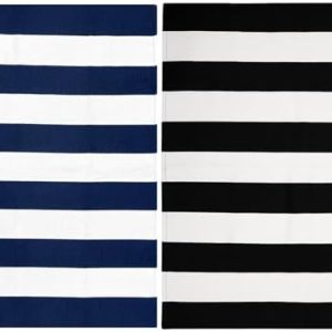 KOZYFLY Striped Area Rug | Soft & Durable | Ideal for Living Room & Bedroom | Versatile Décor | |3'x |6'| Trendy Home Ac