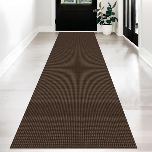 KOZYFLY Kitchen Runner Rug 2x6 ft - Washable Non-Slip Rubber Backed Floor Carpet for Hallways & Entryways, Cotton Materi