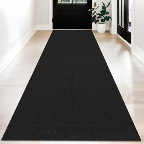 KOZYFLY Kitchen Runner Rug 2x6 ft - Washable Non-Slip Rubber Backed Floor Carpet for Hallways & Entryways, Cotton Materi