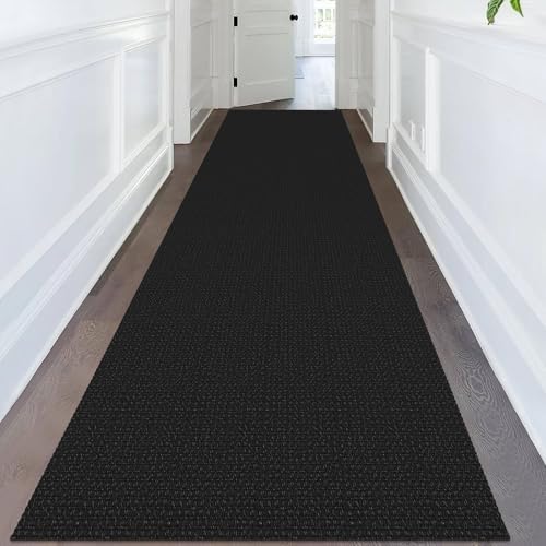 KOZYFLY Kitchen Runner Rug 2x6 ft - Washable Non-Slip Rubber Backed Floor Carpet for Hallways & Entryways, Cotton Materi