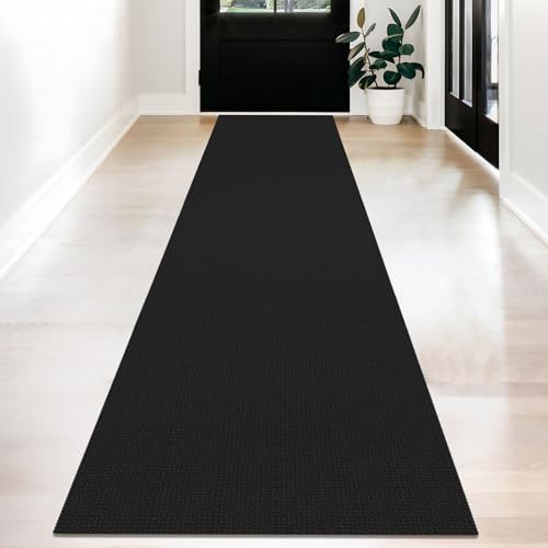 KOZYFLY Kitchen Runner Rug 2x6 ft - Washable Non-Slip Rubber Backed Floor Carpet for Hallways & Entryways, Cotton Materi