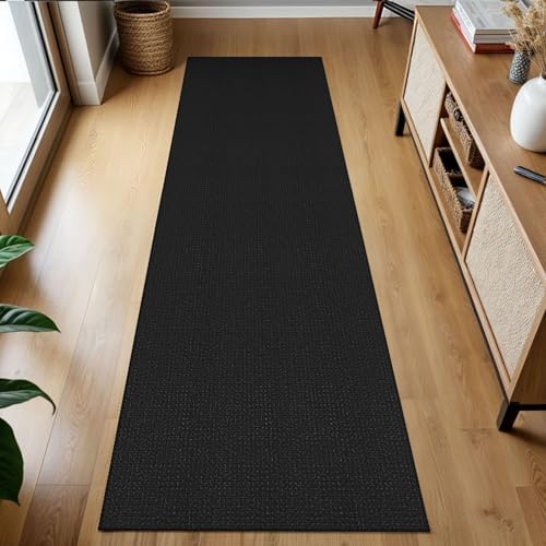 KOZYFLY Kitchen Runner Rug 2x6 ft - Washable Non-Slip Rubber Backed Floor Carpet for Hallways & Entryways, Cotton Materi