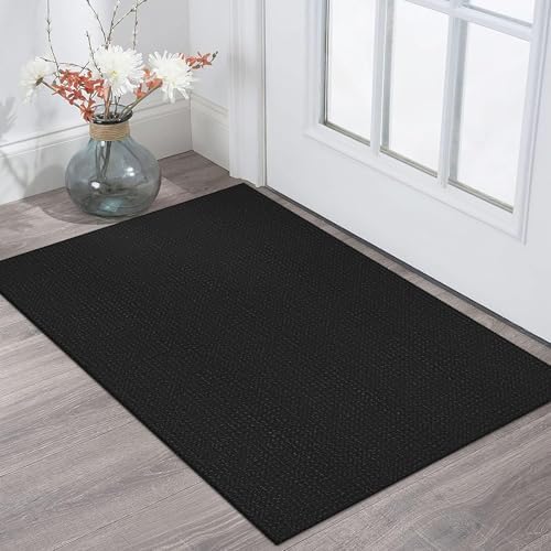 KOZYFLY Kitchen Runner Rug 2x6 ft - Washable Non-Slip Rubber Backed Floor Carpet for Hallways & Entryways, Cotton Materi