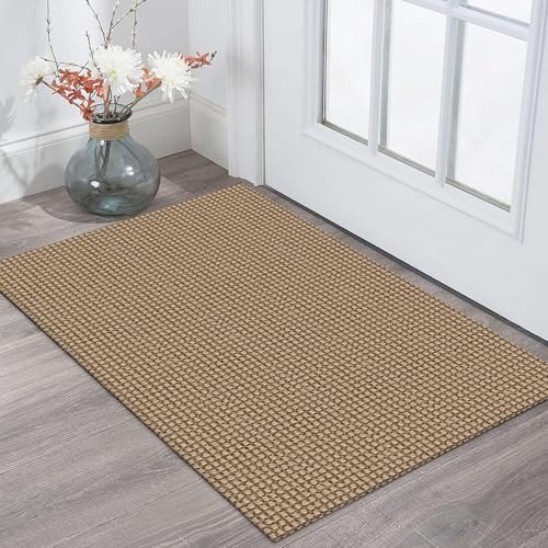 KOZYFLY Kitchen Runner Rug 2x6 ft - Washable Non-Slip Rubber Backed Floor Carpet for Hallways & Entryways, Cotton Materi