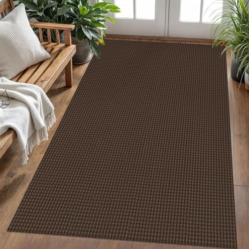 KOZYFLY Kitchen Runner Rug 2x6 ft - Washable Non-Slip Rubber Backed Floor Carpet for Hallways & Entryways, Cotton Materi