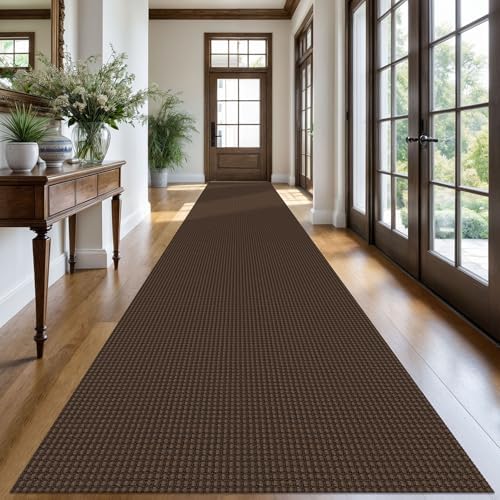 KOZYFLY Kitchen Runner Rug 2x6 ft - Washable Non-Slip Rubber Backed Floor Carpet for Hallways & Entryways, Cotton Materi
