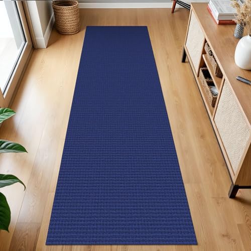 KOZYFLY Kitchen Runner Rug 2x6 ft - Washable Non-Slip Rubber Backed Floor Carpet for Hallways & Entryways, Cotton Materi