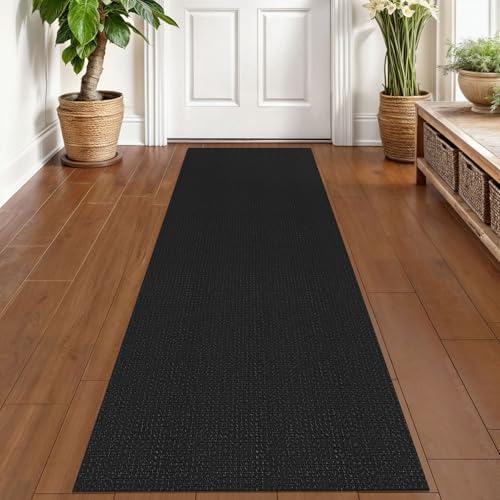 KOZYFLY Kitchen Runner Rug 2x6 ft - Washable Non-Slip Rubber Backed Floor Carpet for Hallways & Entryways, Cotton Materi