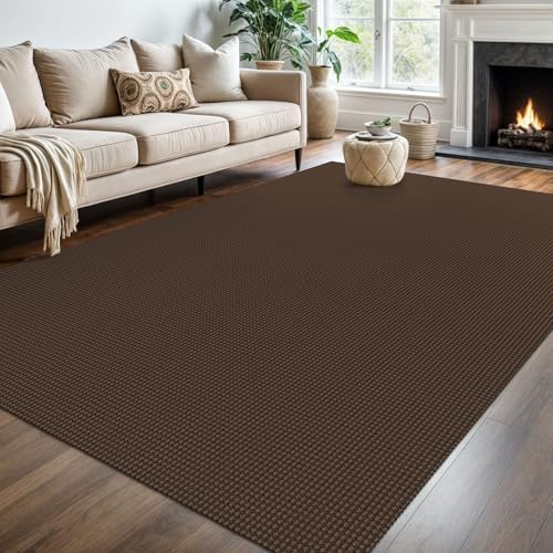 KOZYFLY Kitchen Runner Rug 2x6 ft - Washable Non-Slip Rubber Backed Floor Carpet for Hallways & Entryways, Cotton Materi