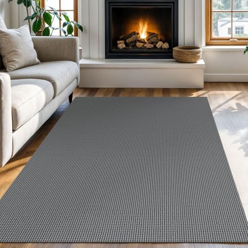 KOZYFLY Kitchen Runner Rug 2x6 ft - Washable Non-Slip Rubber Backed Floor Carpet for Hallways & Entryways, Cotton Materi