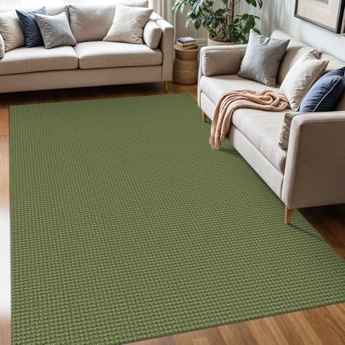 KOZYFLY Kitchen Runner Rug 2x6 ft - Washable Non-Slip Rubber Backed Floor Carpet for Hallways & Entryways, Cotton Materi